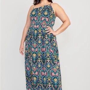 Old Navy Blue Green Halter Sundress
